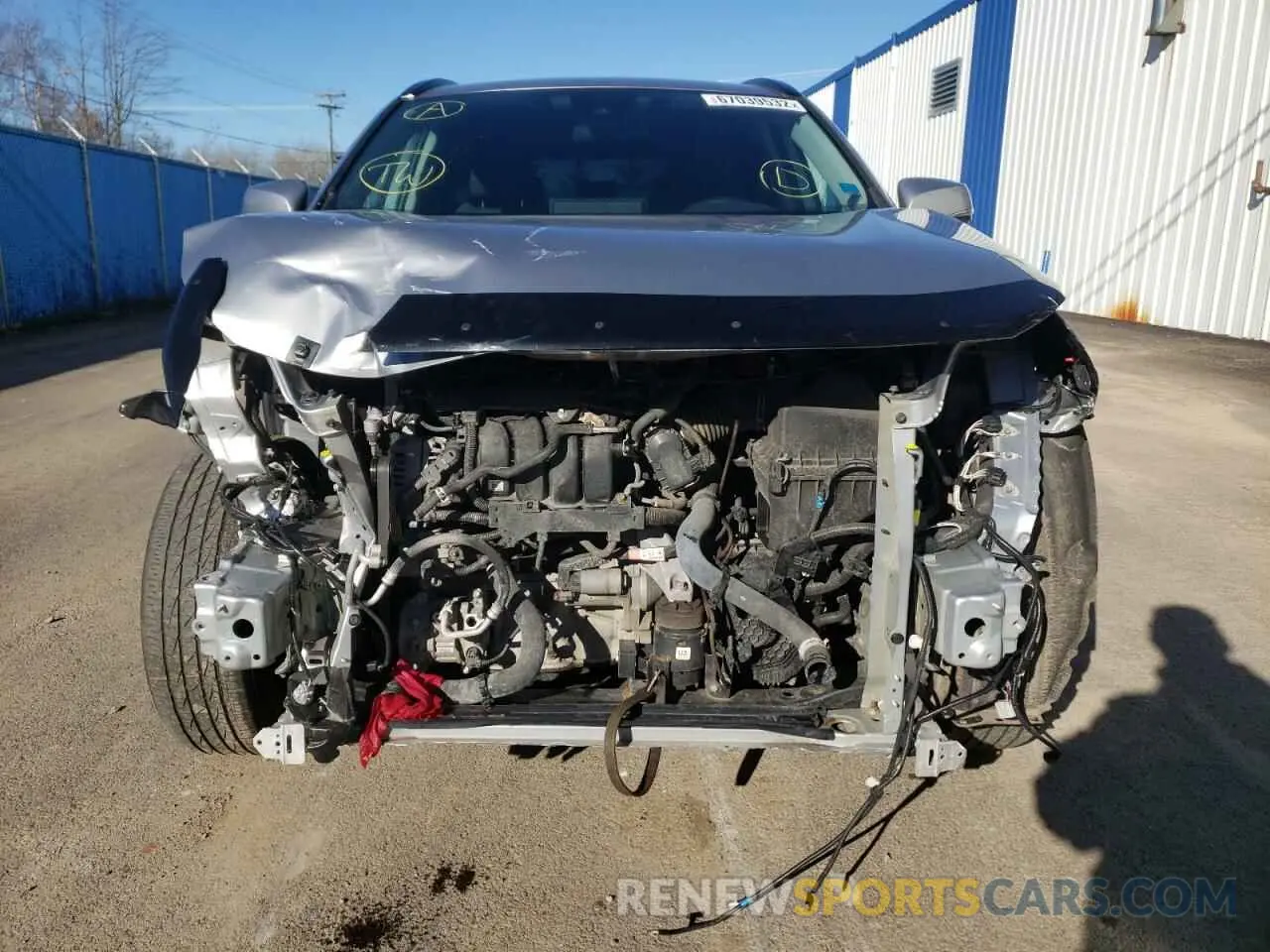 9 Фотография поврежденного автомобиля 2T3B1RFV1LC100672 TOYOTA RAV4 2020