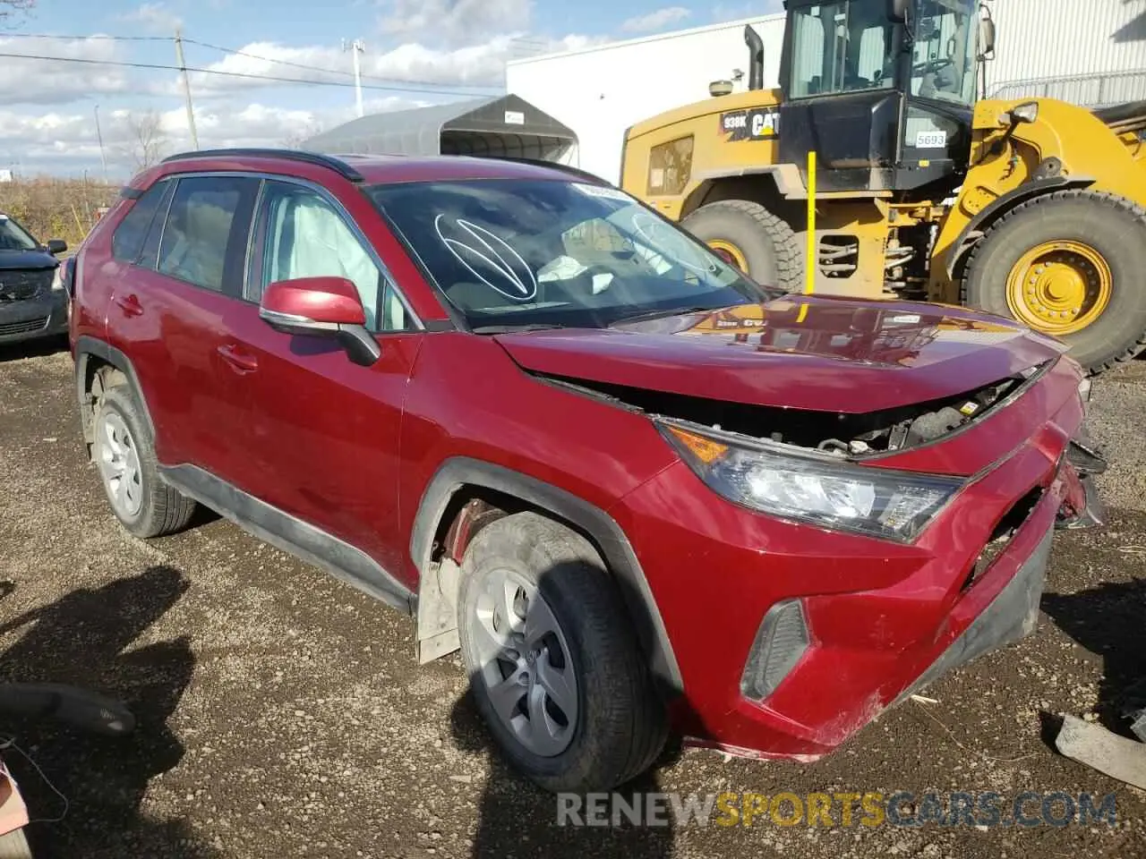 1 Фотография поврежденного автомобиля 2T3B1RFV7LW119032 TOYOTA RAV4 2020