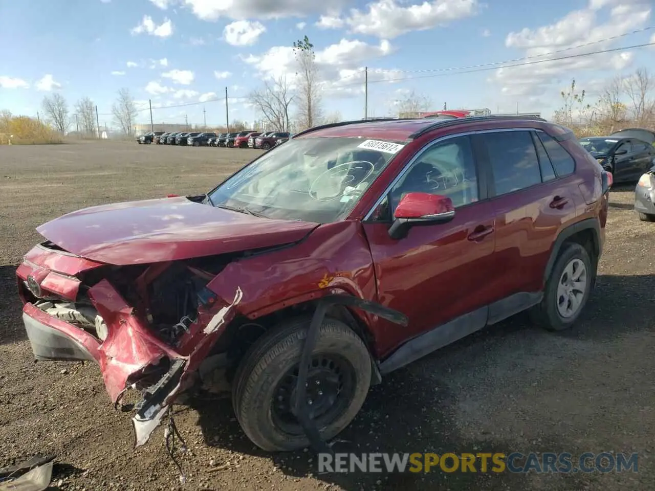 2 Фотография поврежденного автомобиля 2T3B1RFV7LW119032 TOYOTA RAV4 2020