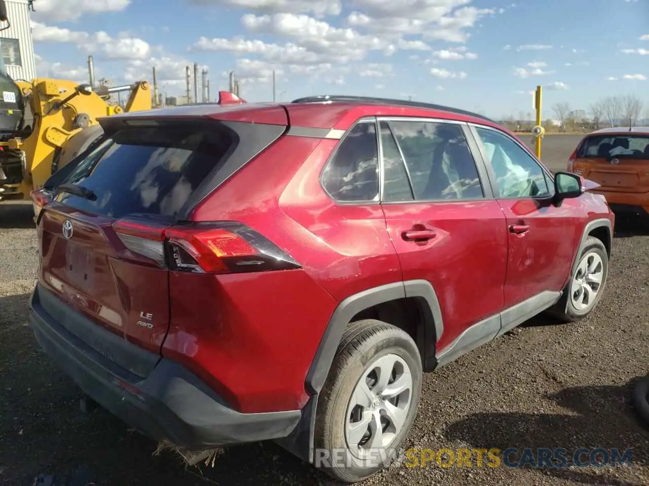 4 Фотография поврежденного автомобиля 2T3B1RFV7LW119032 TOYOTA RAV4 2020