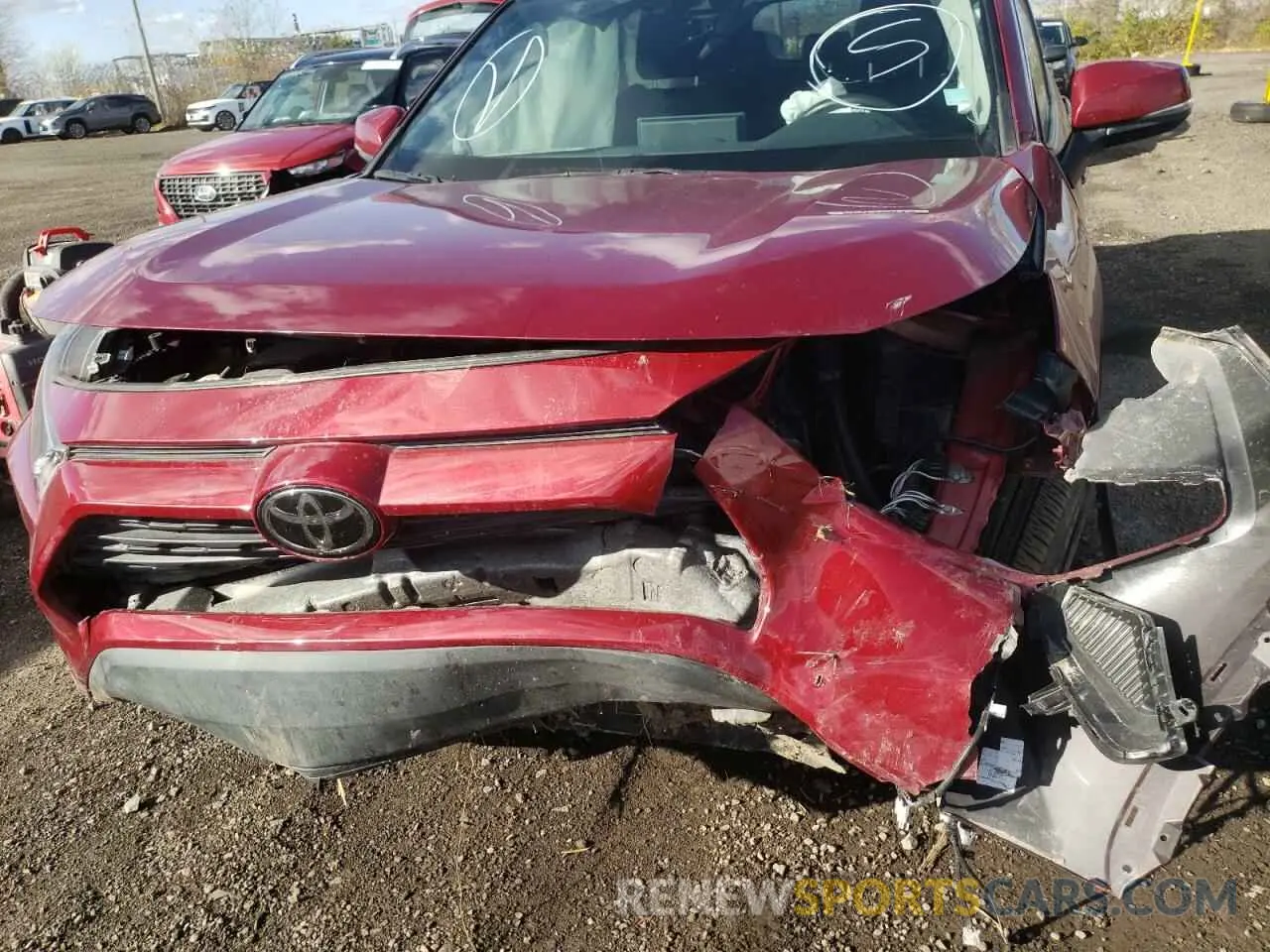 9 Фотография поврежденного автомобиля 2T3B1RFV7LW119032 TOYOTA RAV4 2020