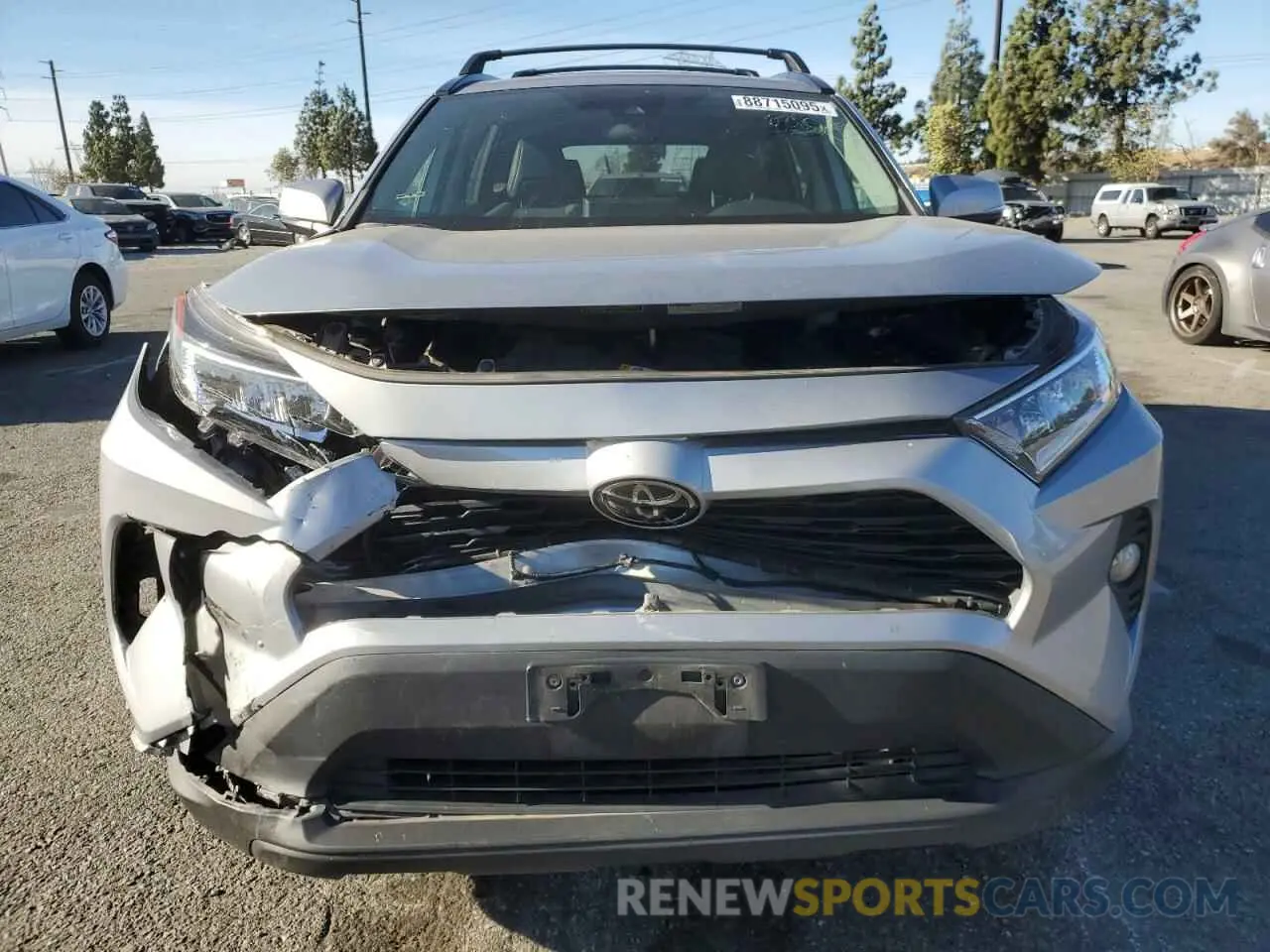 5 Фотография поврежденного автомобиля 2T3C1RFV2LW087501 TOYOTA RAV4 2020