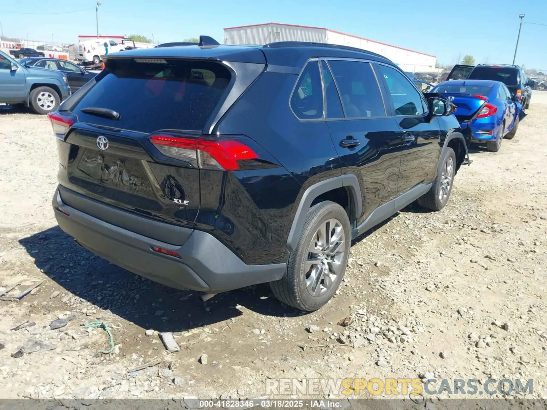 4 Photograph of a damaged car 2T3C1RFV3LC049230 TOYOTA RAV4 2020