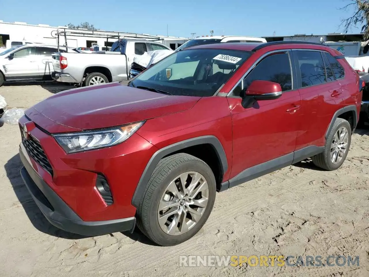 1 Photograph of a damaged car 2T3C1RFV3LC078484 TOYOTA RAV4 2020