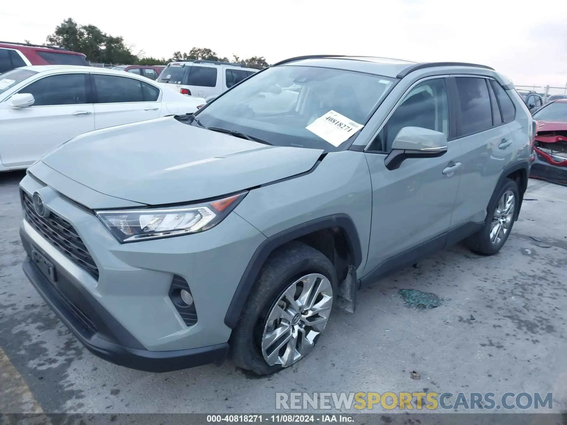 2 Фотография поврежденного автомобиля 2T3C1RFV7LW090779 TOYOTA RAV4 2020