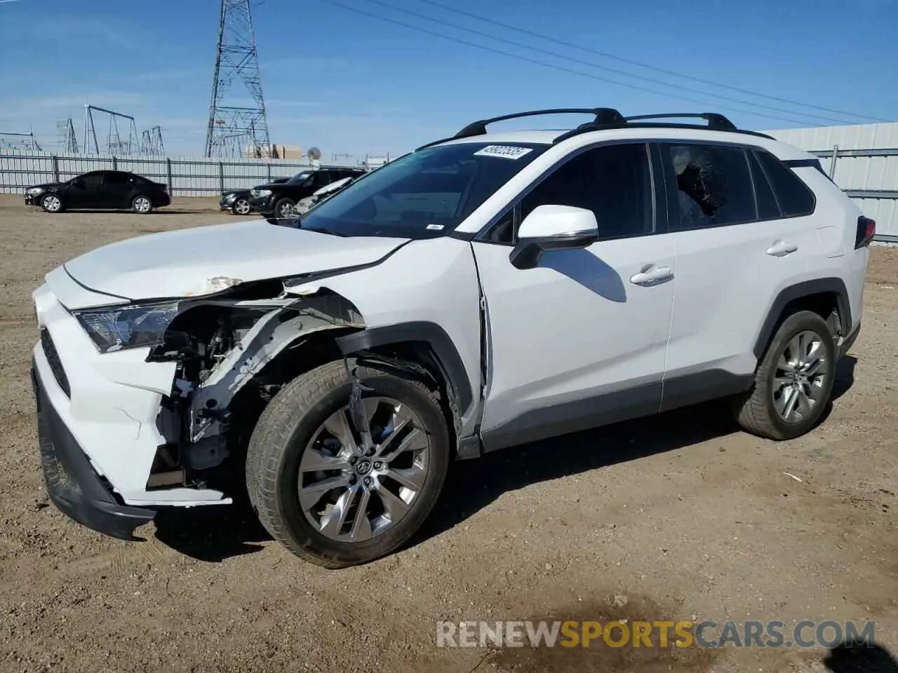1 Фотография поврежденного автомобиля 2T3C1RFV8LW076549 TOYOTA RAV4 2020