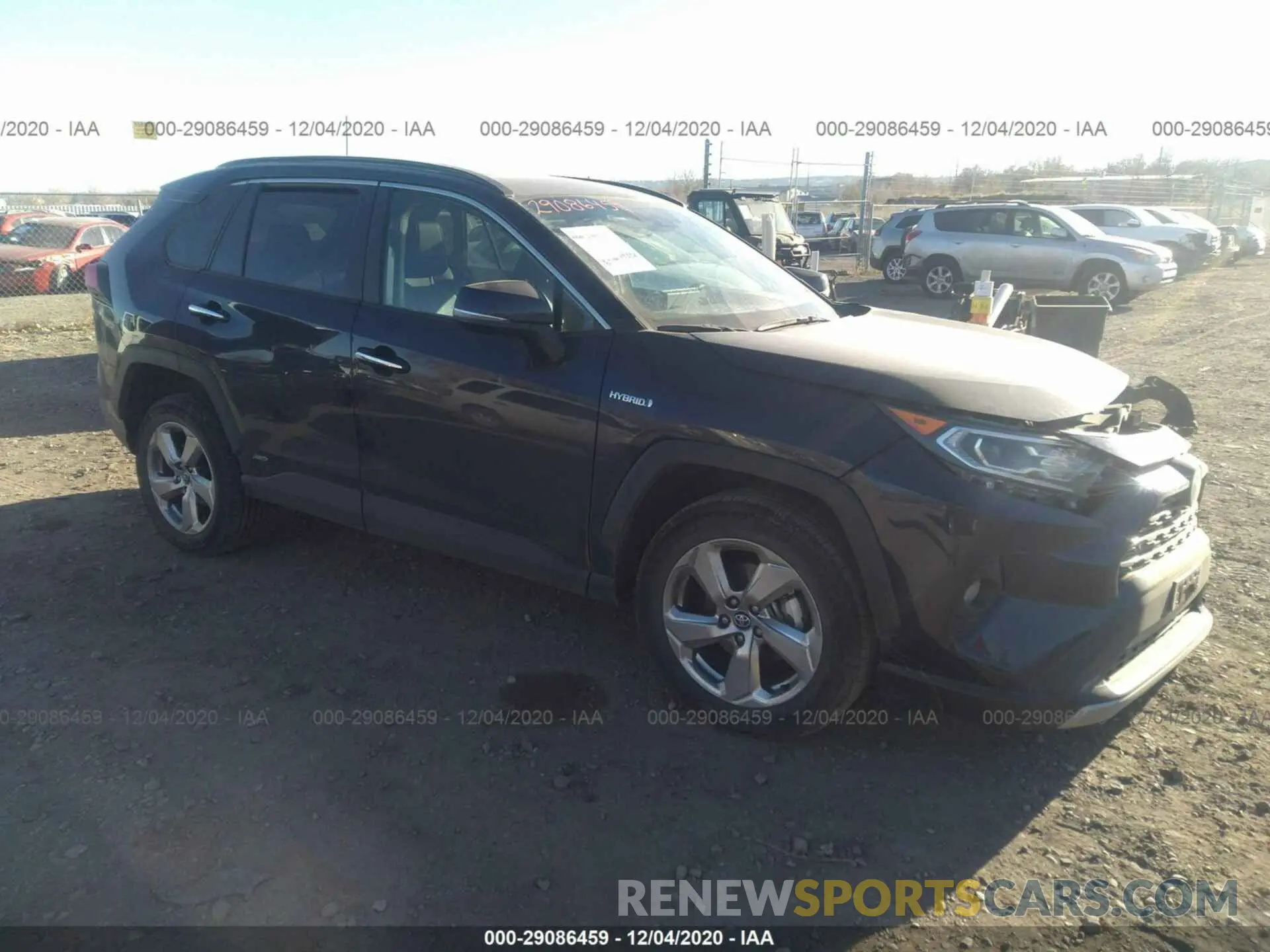 1 Photograph of a damaged car 2T3DWRFV2LW058327 TOYOTA RAV4 2020