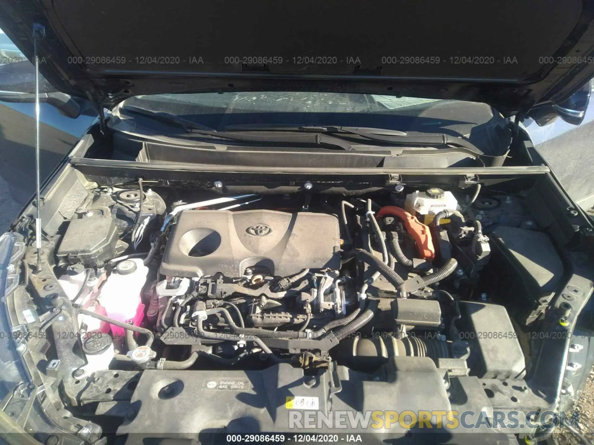 10 Photograph of a damaged car 2T3DWRFV2LW058327 TOYOTA RAV4 2020