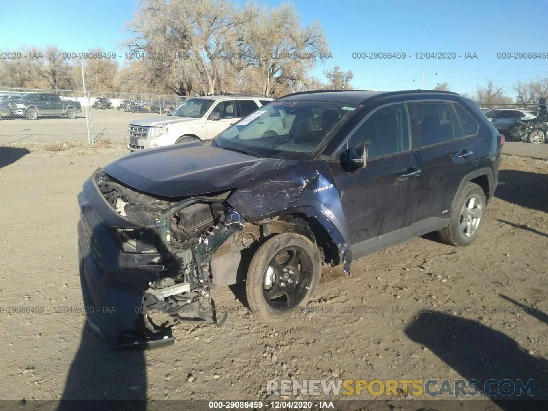 2 Photograph of a damaged car 2T3DWRFV2LW058327 TOYOTA RAV4 2020