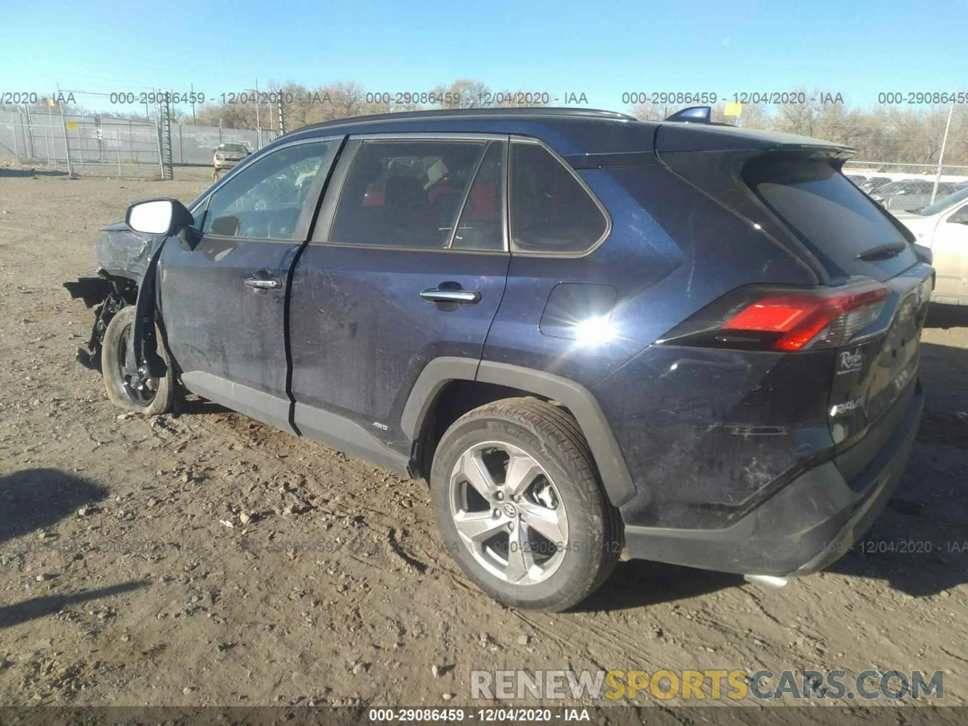 3 Photograph of a damaged car 2T3DWRFV2LW058327 TOYOTA RAV4 2020