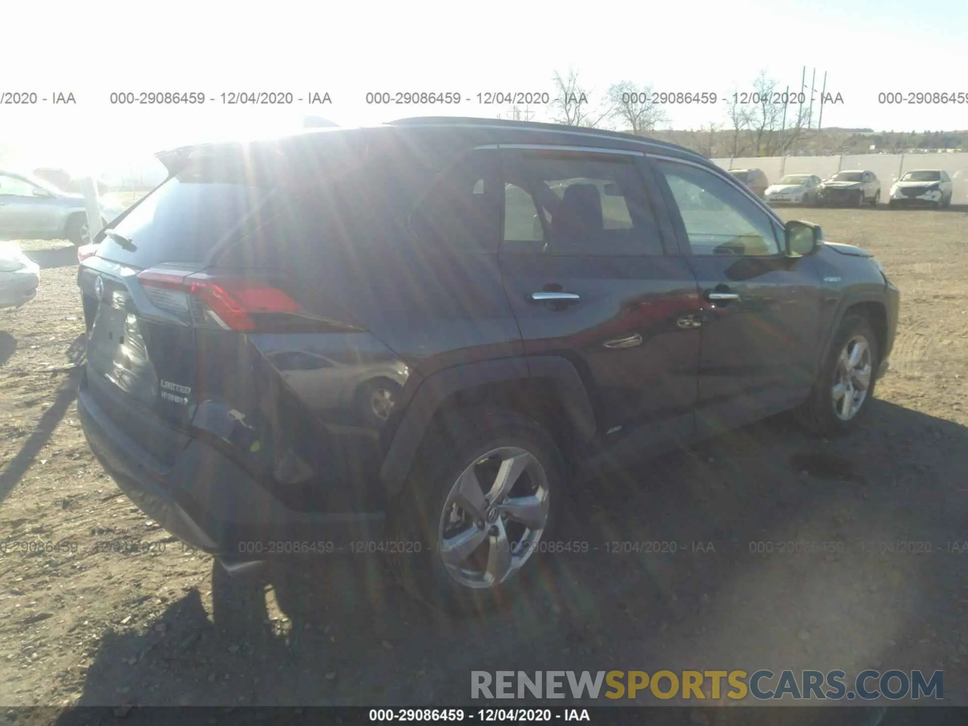 4 Photograph of a damaged car 2T3DWRFV2LW058327 TOYOTA RAV4 2020