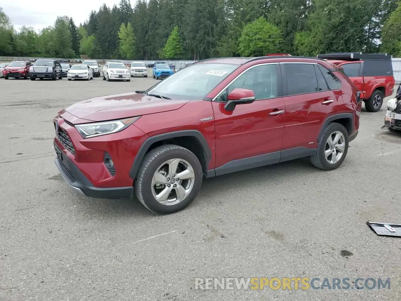 1 Фотография поврежденного автомобиля 2T3DWRFV5LW083528 TOYOTA RAV4 2020