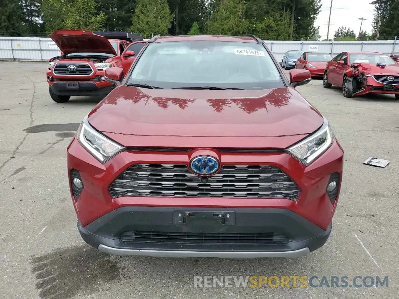 5 Фотография поврежденного автомобиля 2T3DWRFV5LW083528 TOYOTA RAV4 2020