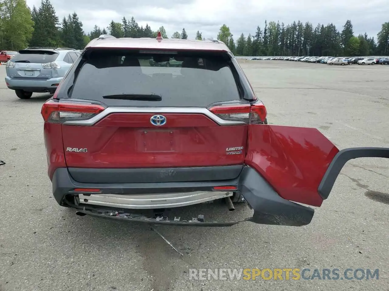 6 Фотография поврежденного автомобиля 2T3DWRFV5LW083528 TOYOTA RAV4 2020