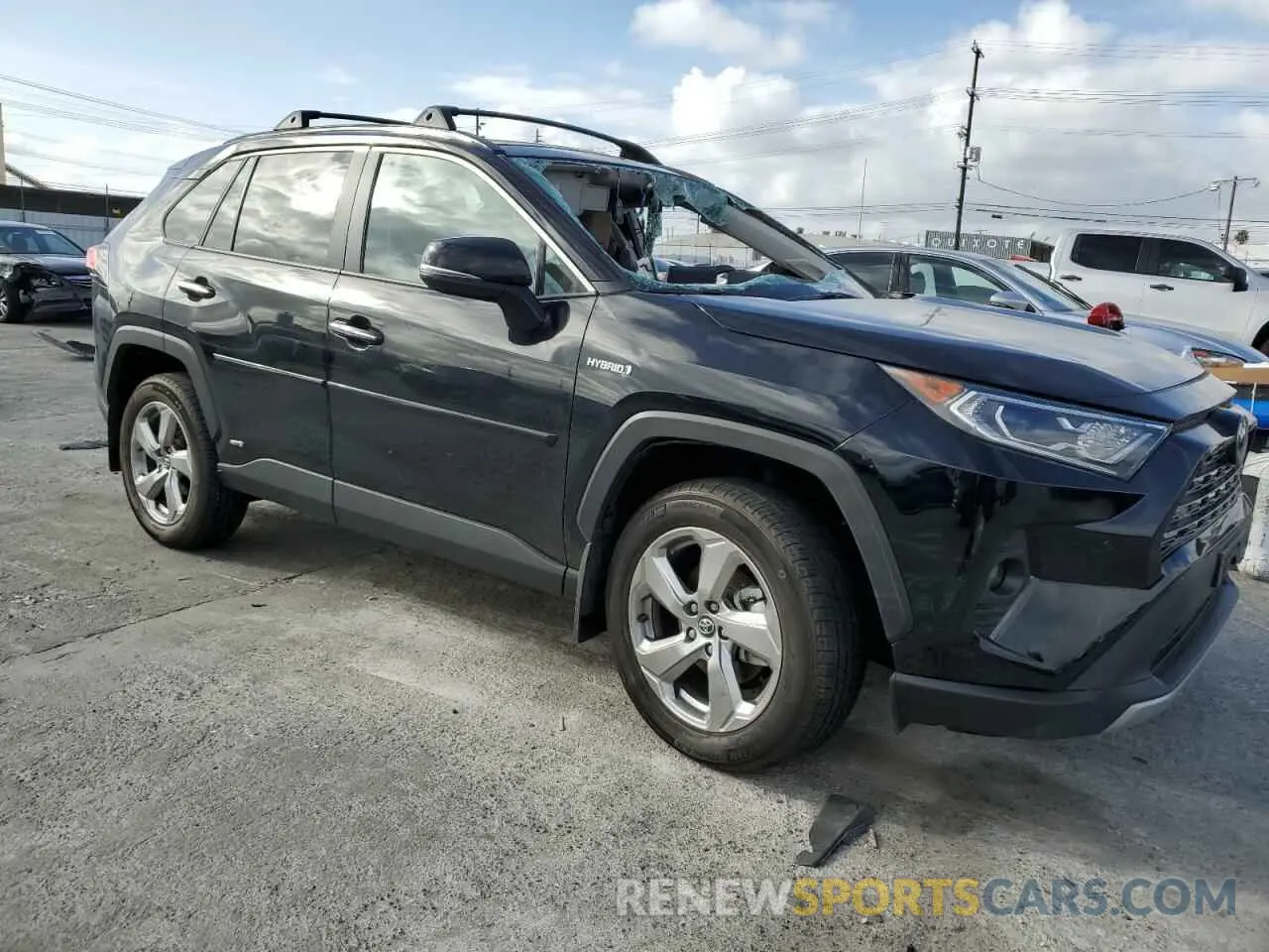 4 Photograph of a damaged car 2T3DWRFV7LW061188 TOYOTA RAV4 2020