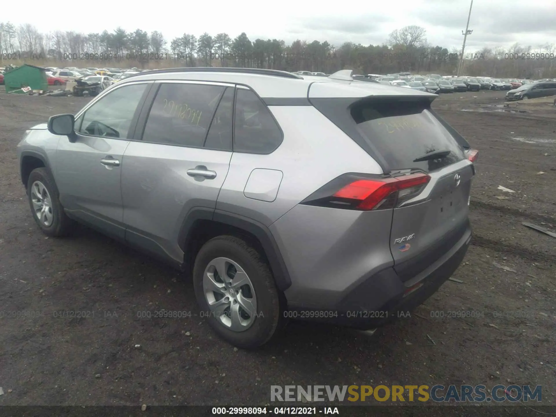3 Photograph of a damaged car 2T3F1RFV1LC138758 TOYOTA RAV4 2020