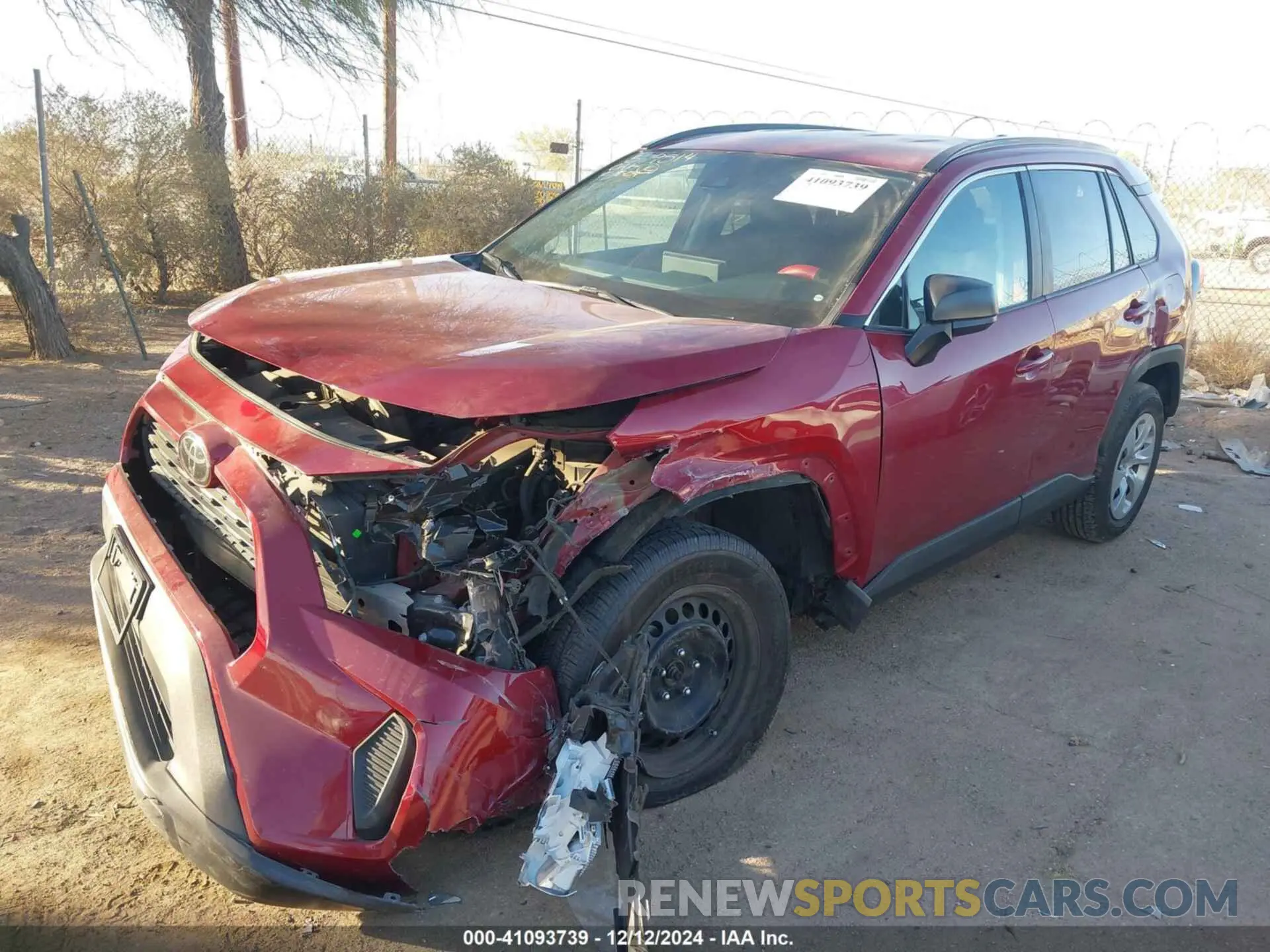 6 Photograph of a damaged car 2T3F1RFV2LC082958 TOYOTA RAV4 2020
