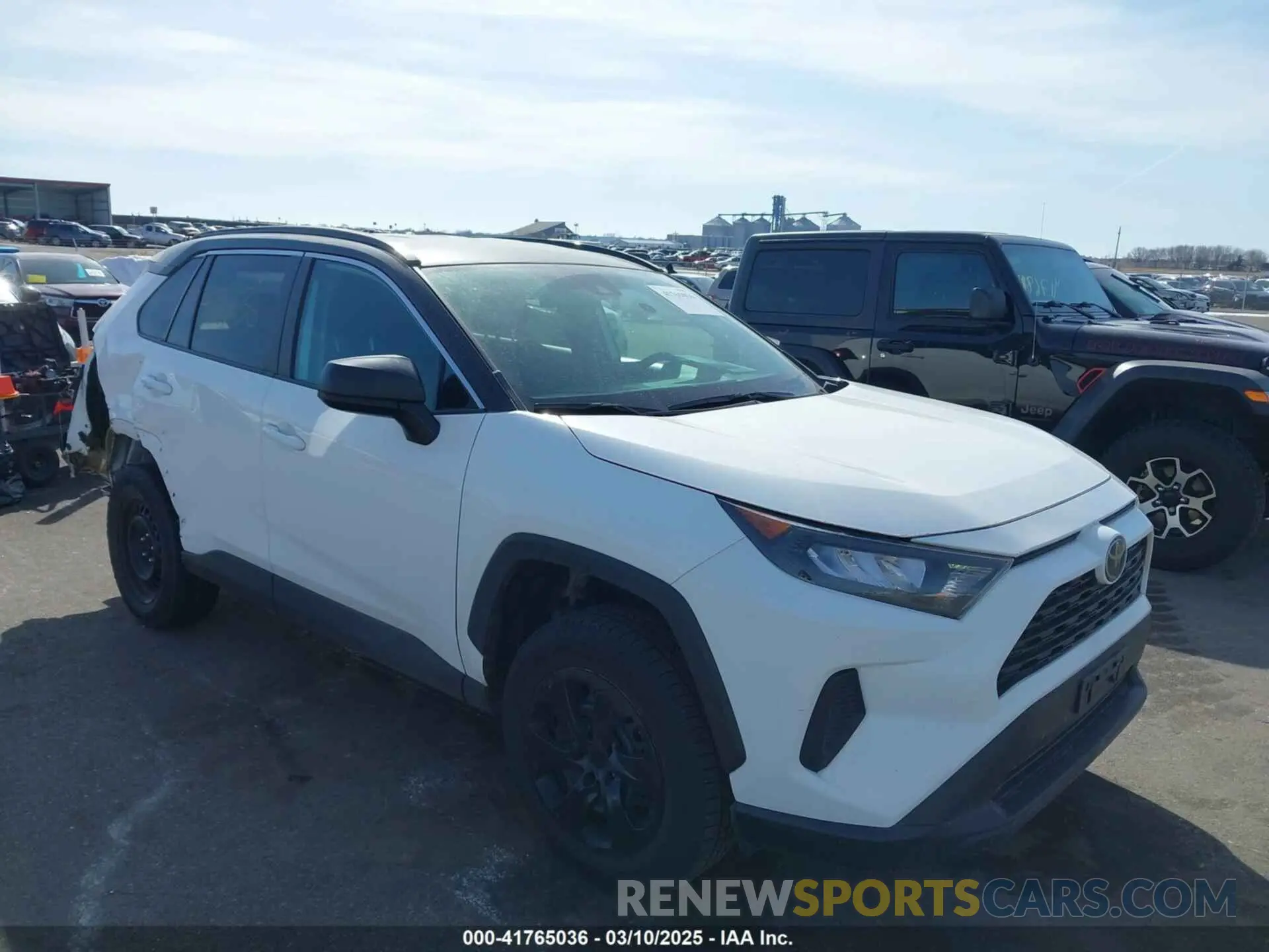1 Photograph of a damaged car 2T3F1RFV2LC089909 TOYOTA RAV4 2020