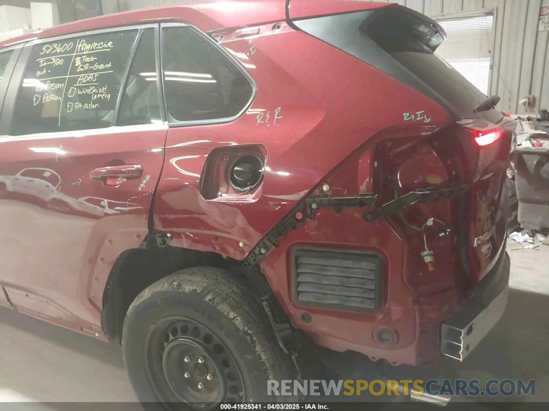 20 Photograph of a damaged car 2T3F1RFV2LC097170 TOYOTA RAV4 2020
