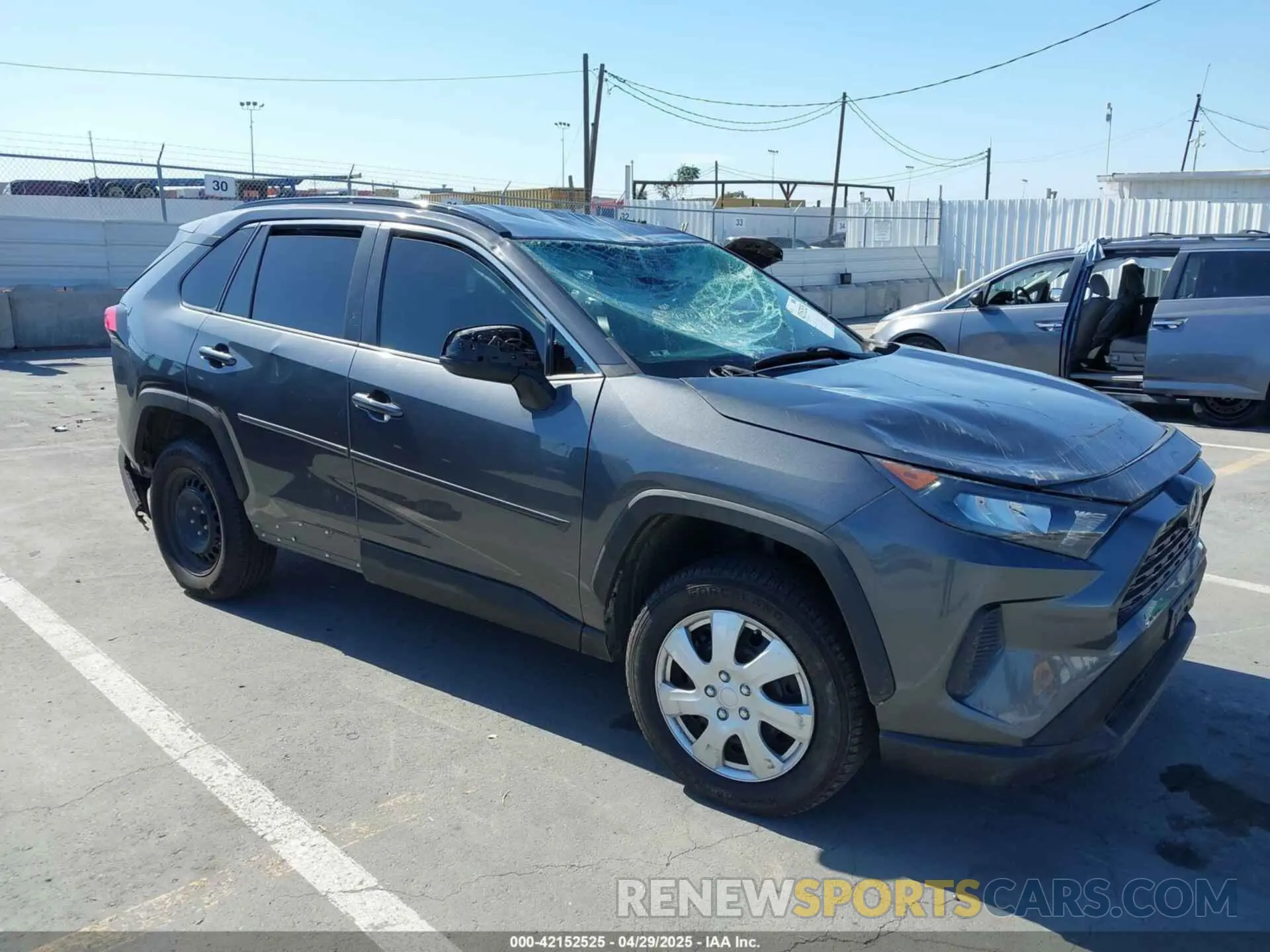 1 Photograph of a damaged car 2T3F1RFV2LC115473 TOYOTA RAV4 2020