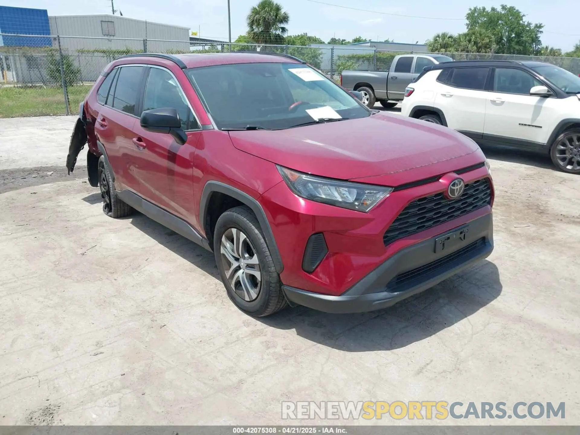 1 Фотография поврежденного автомобиля 2T3F1RFV3LC096884 TOYOTA RAV4 2020