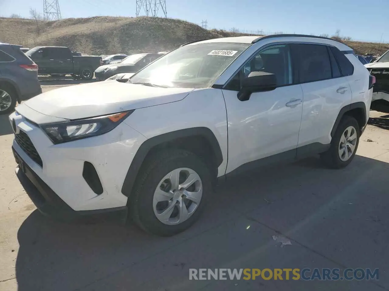 1 Photograph of a damaged car 2T3F1RFV3LC102084 TOYOTA RAV4 2020