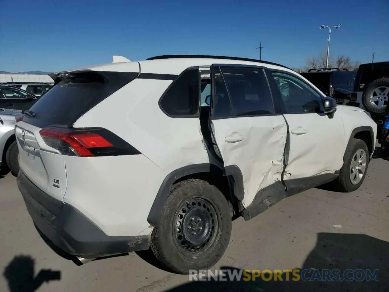 3 Photograph of a damaged car 2T3F1RFV3LC102084 TOYOTA RAV4 2020