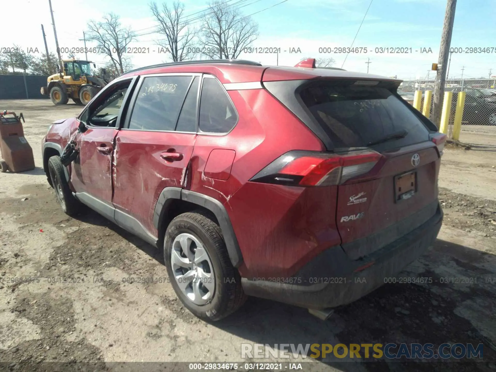 3 Photograph of a damaged car 2T3F1RFV3LC104398 TOYOTA RAV4 2020