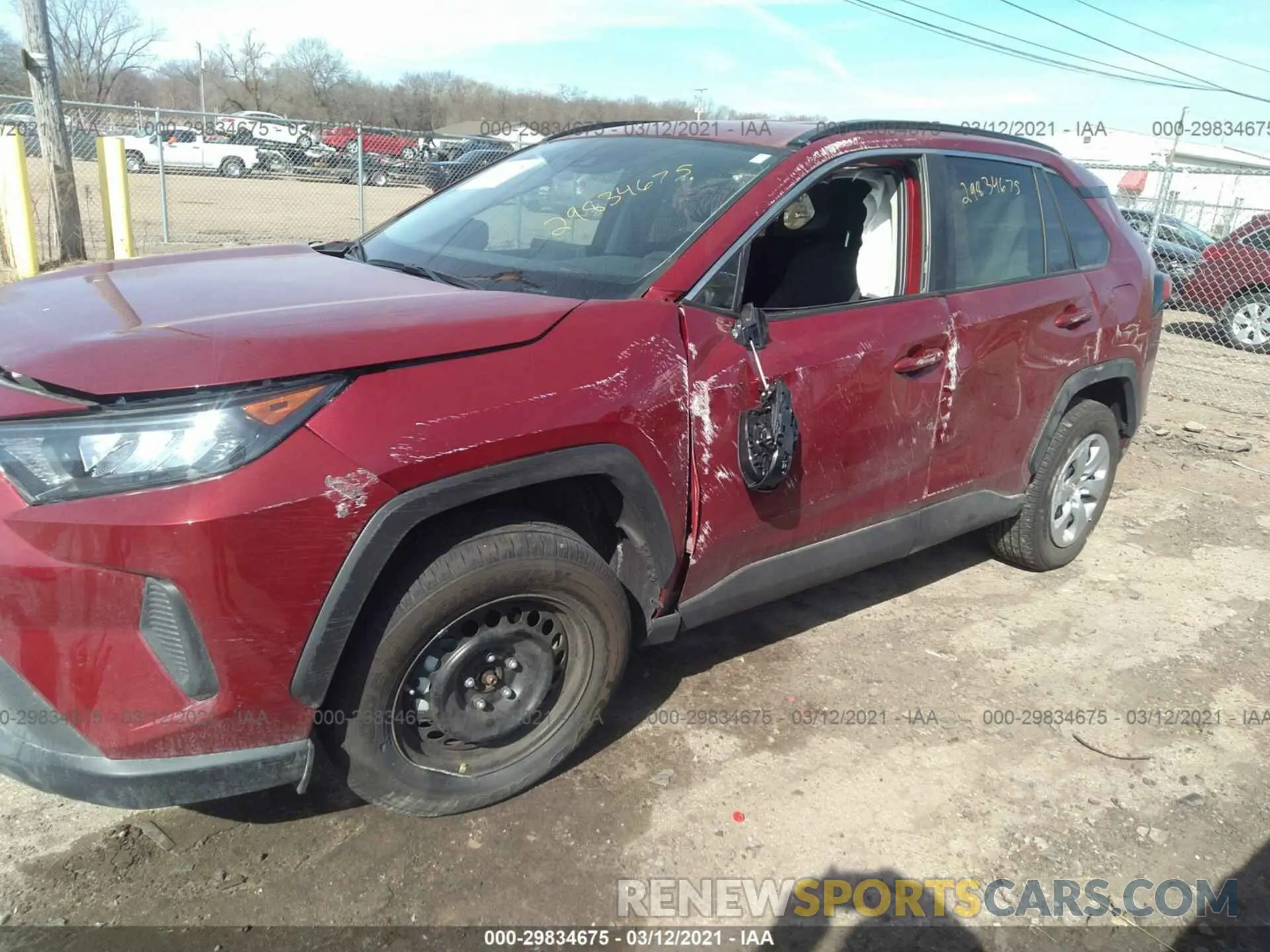 6 Photograph of a damaged car 2T3F1RFV3LC104398 TOYOTA RAV4 2020