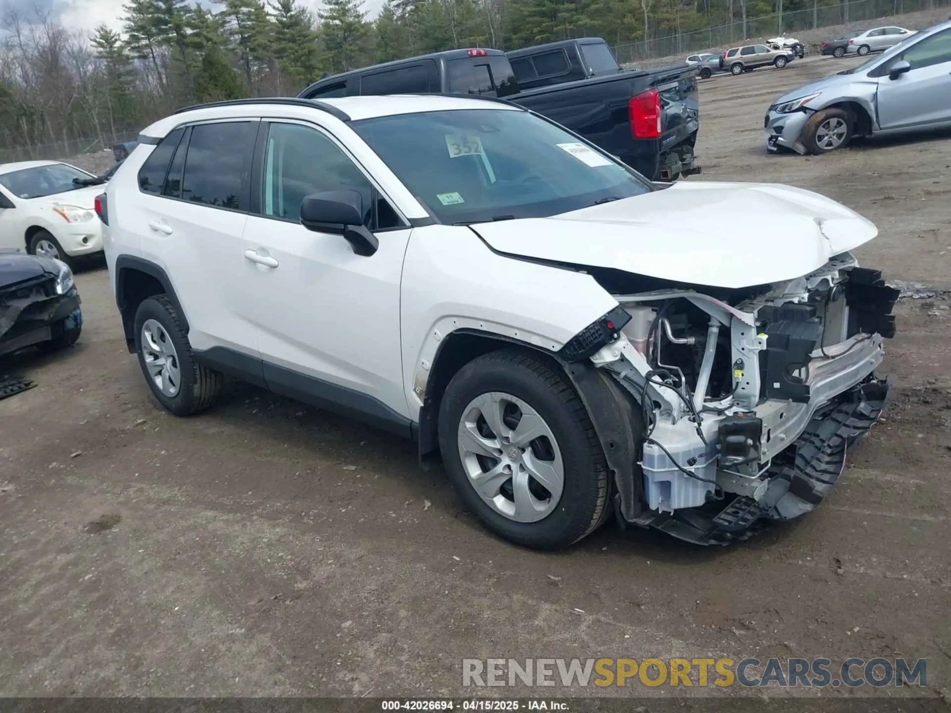 1 Фотография поврежденного автомобиля 2T3F1RFV3LC115255 TOYOTA RAV4 2020