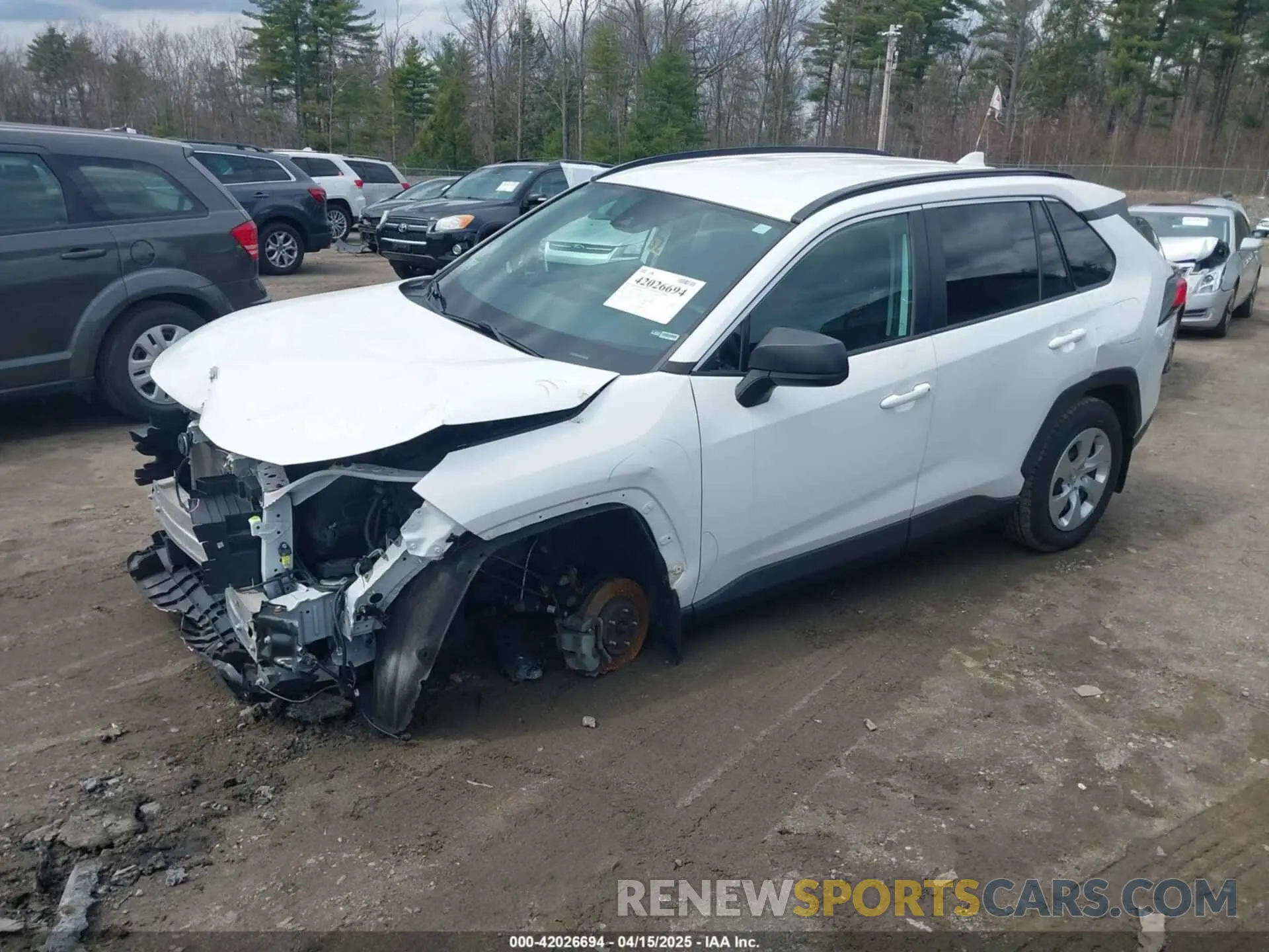 2 Фотография поврежденного автомобиля 2T3F1RFV3LC115255 TOYOTA RAV4 2020
