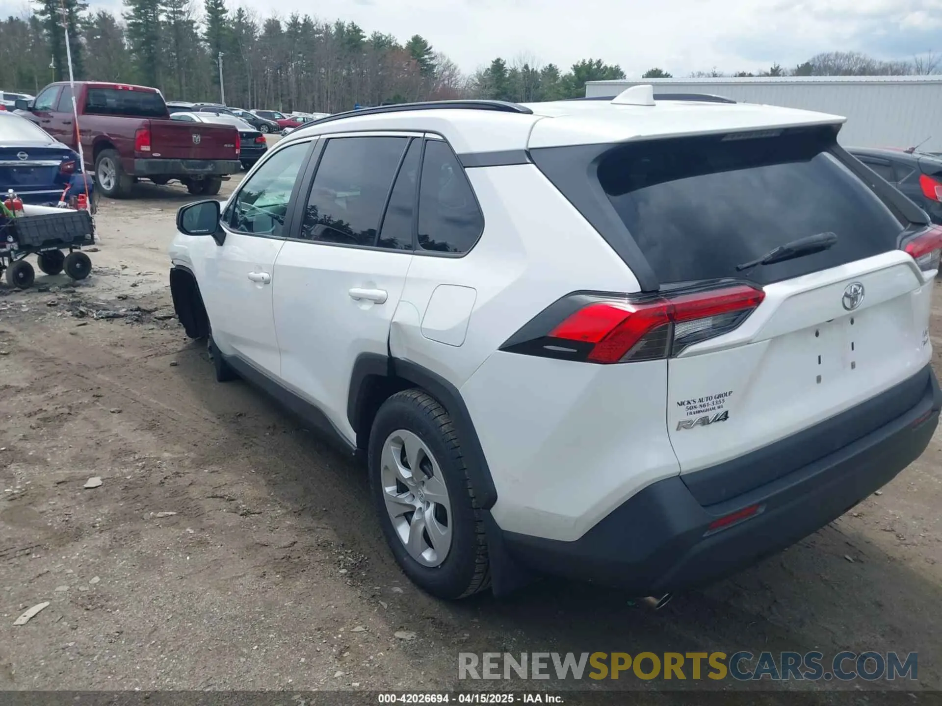3 Фотография поврежденного автомобиля 2T3F1RFV3LC115255 TOYOTA RAV4 2020