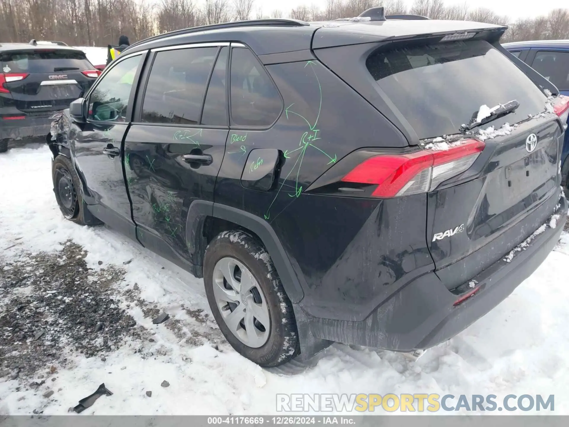 3 Photograph of a damaged car 2T3F1RFV6LC074443 TOYOTA RAV4 2020
