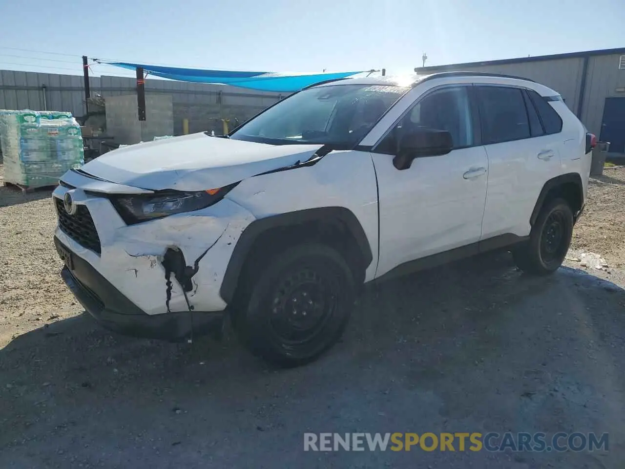1 Photograph of a damaged car 2T3F1RFV7LC101357 TOYOTA RAV4 2020