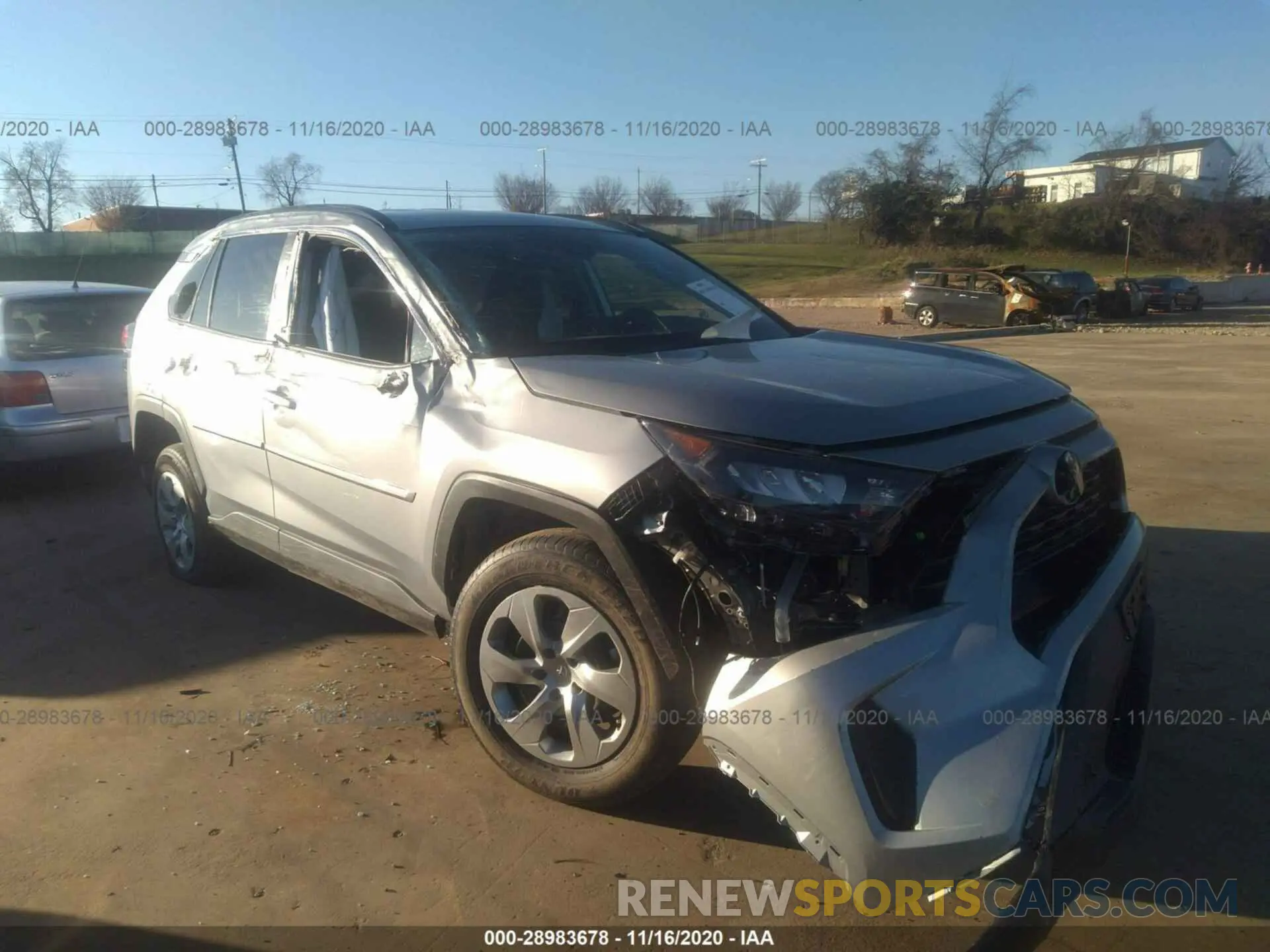 1 Photograph of a damaged car 2T3F1RFV8LW092408 TOYOTA RAV4 2020
