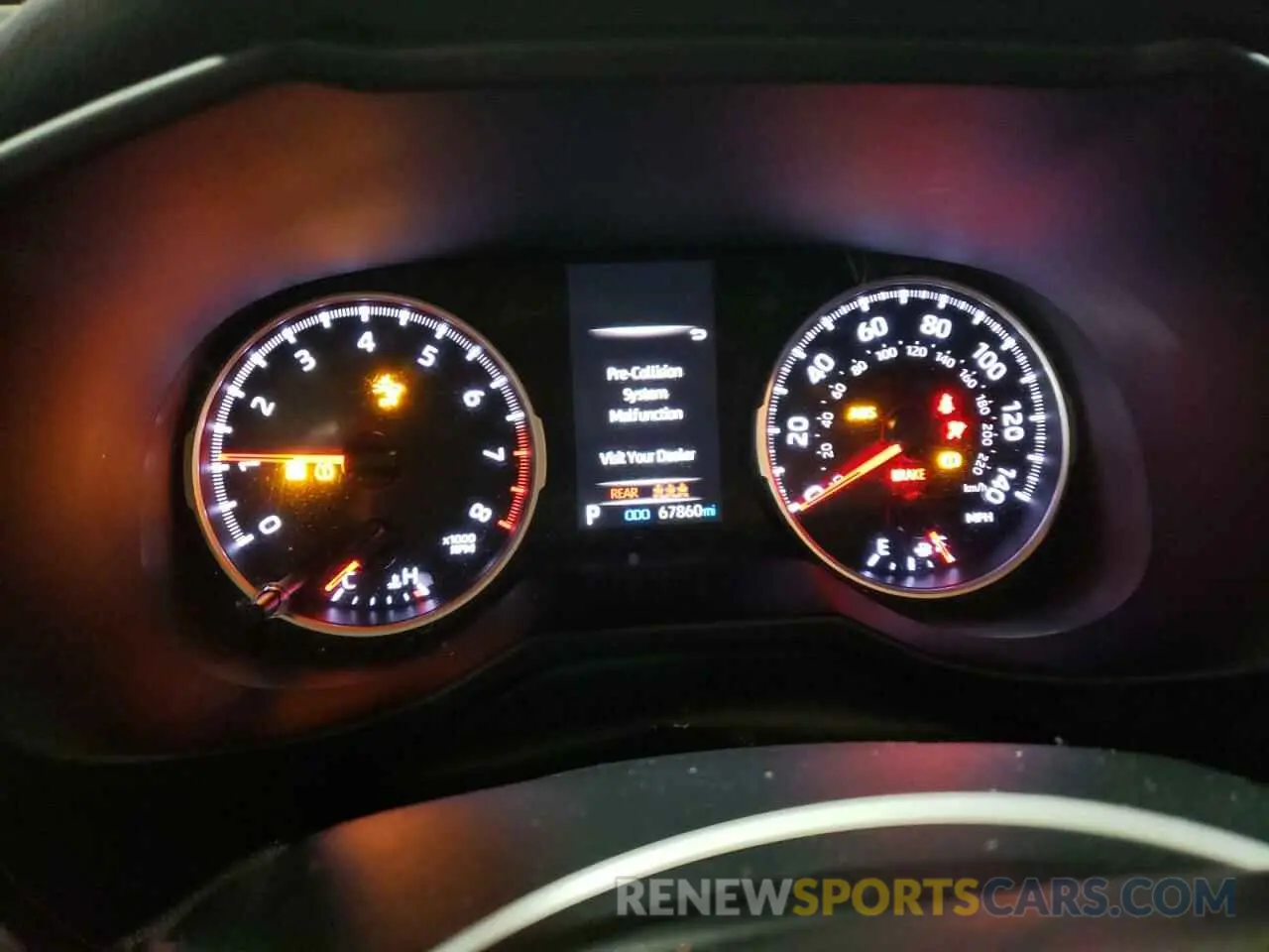 9 Фотография поврежденного автомобиля 2T3F1RFV8LW110082 TOYOTA RAV4 2020