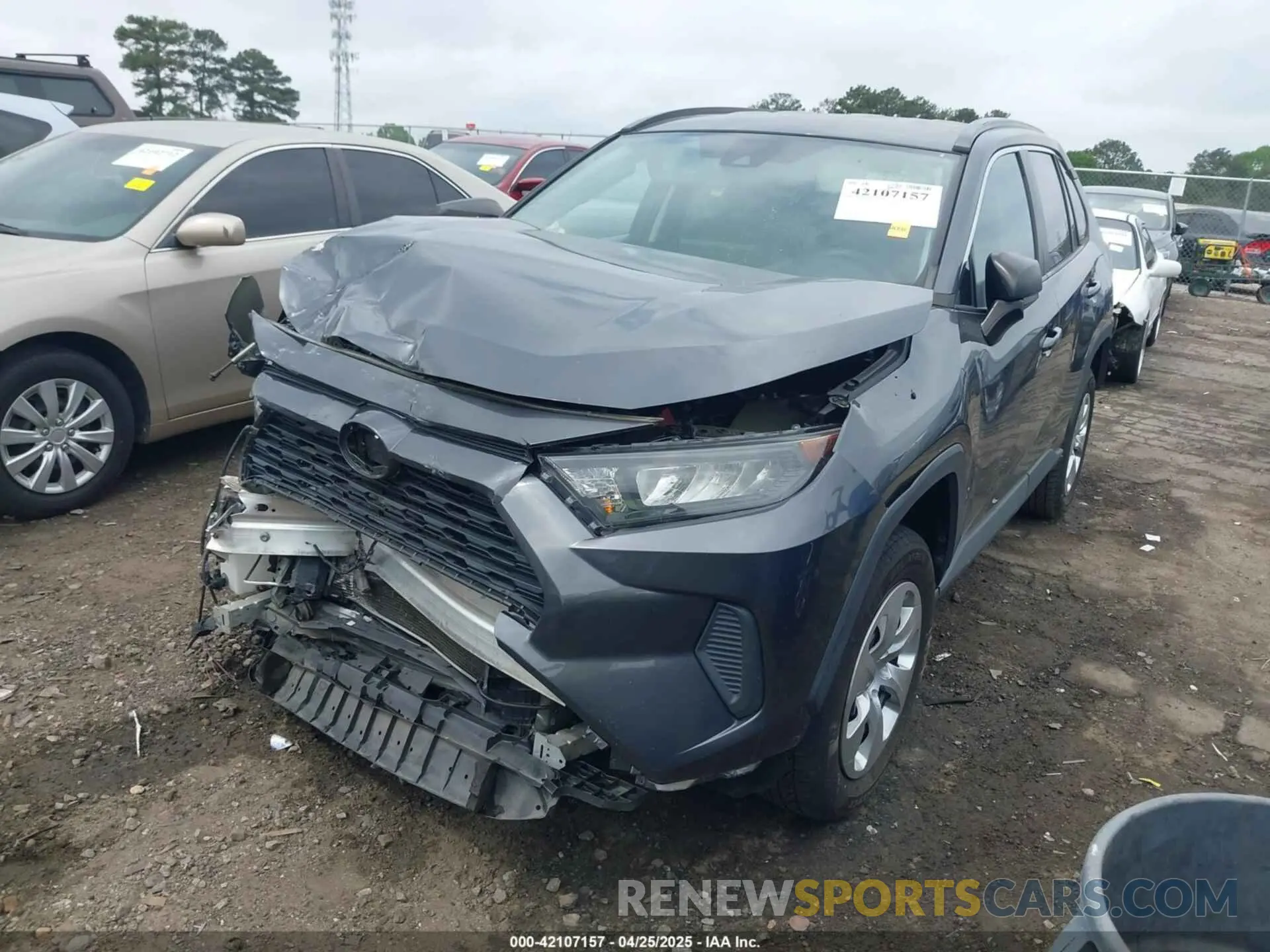 2 Фотография поврежденного автомобиля 2T3F1RFV9LC099479 TOYOTA RAV4 2020