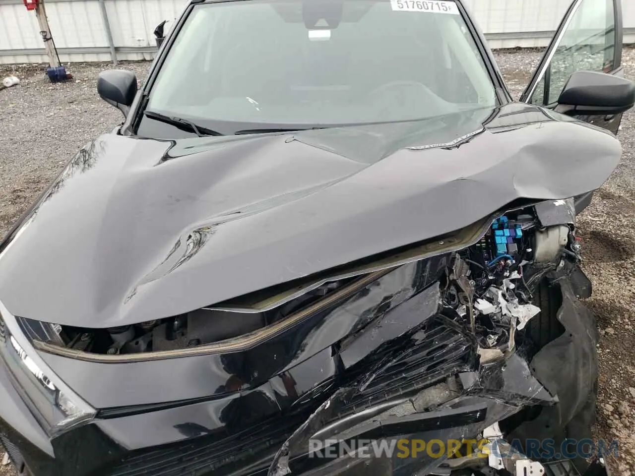 13 Photograph of a damaged car 2T3F1RFVXLC107010 TOYOTA RAV4 2020