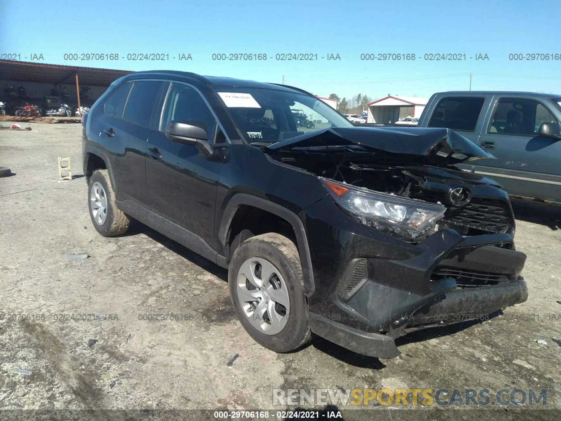 1 Photograph of a damaged car 2T3F1RFVXLC107749 TOYOTA RAV4 2020