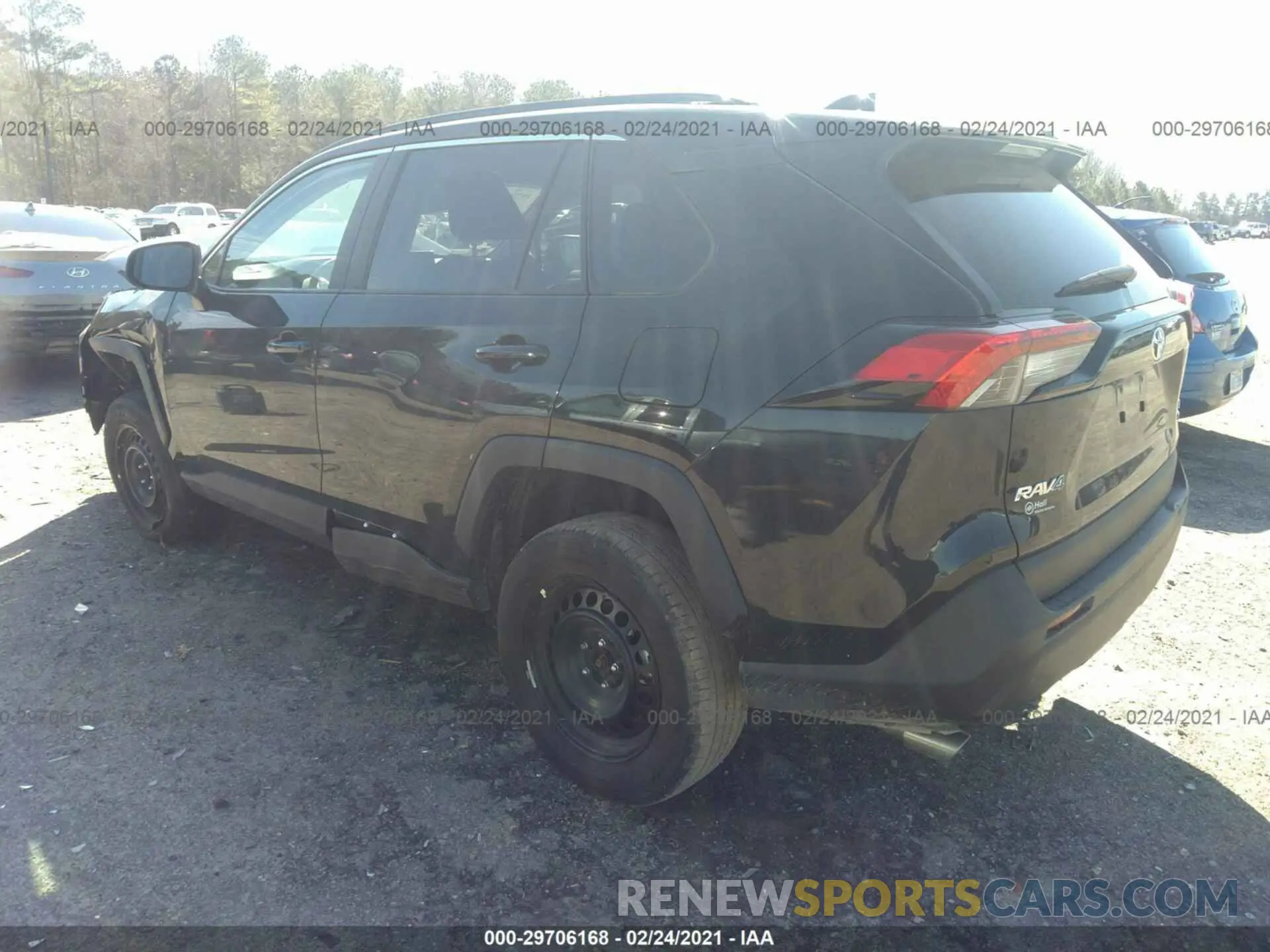 3 Photograph of a damaged car 2T3F1RFVXLC107749 TOYOTA RAV4 2020