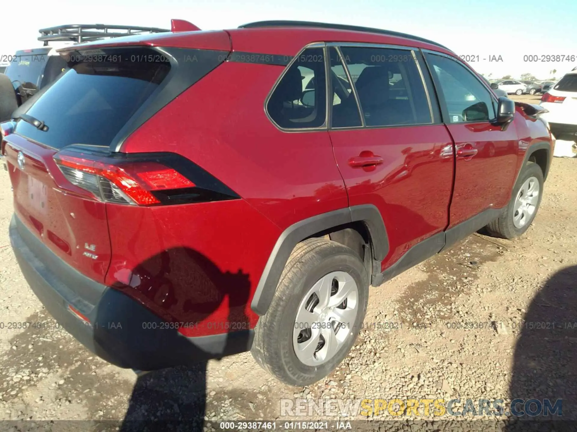4 Photograph of a damaged car 2T3F1RFVXLW107362 TOYOTA RAV4 2020