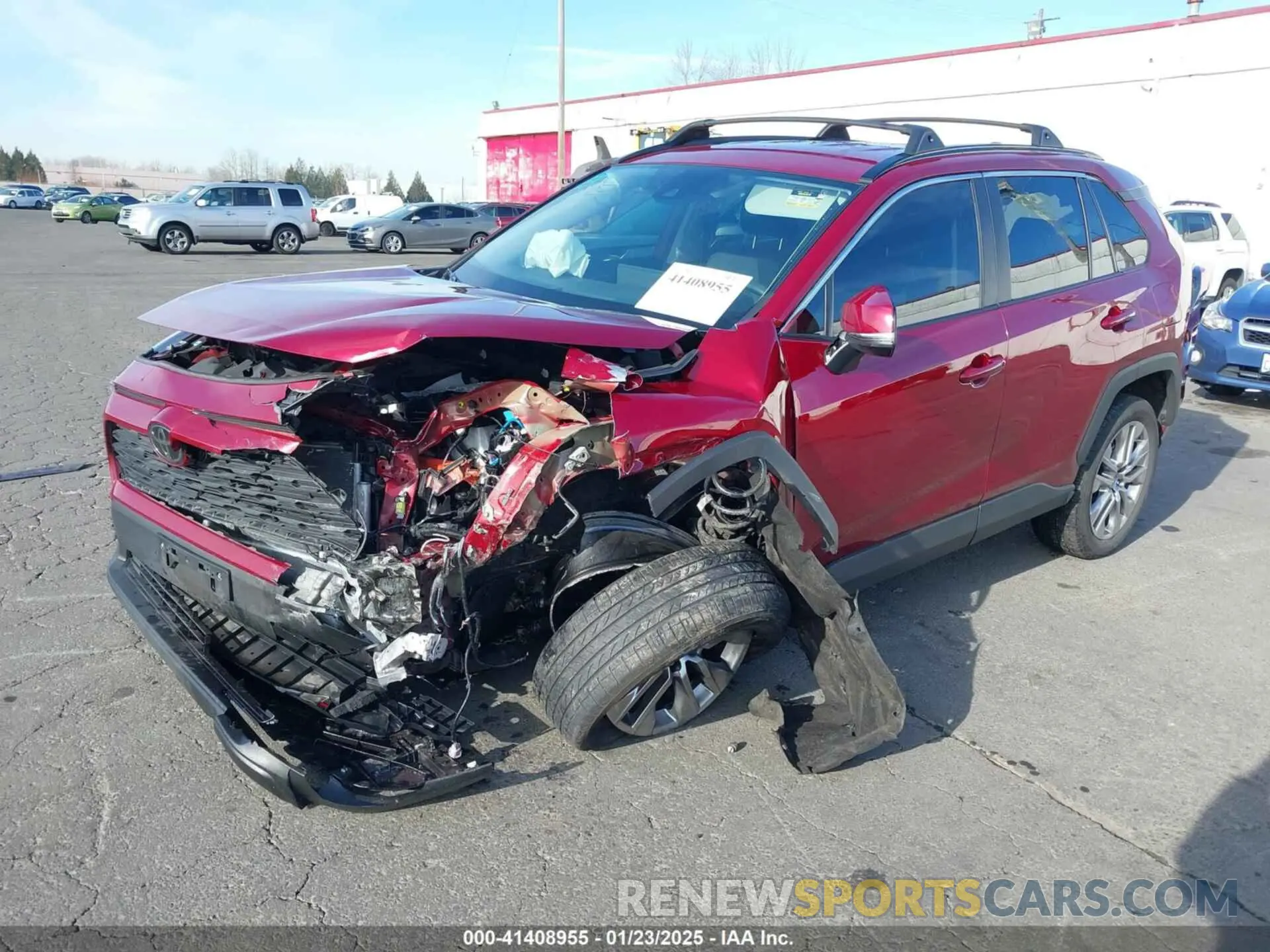 2 Photograph of a damaged car 2T3G1RFV1LC068232 TOYOTA RAV4 2020