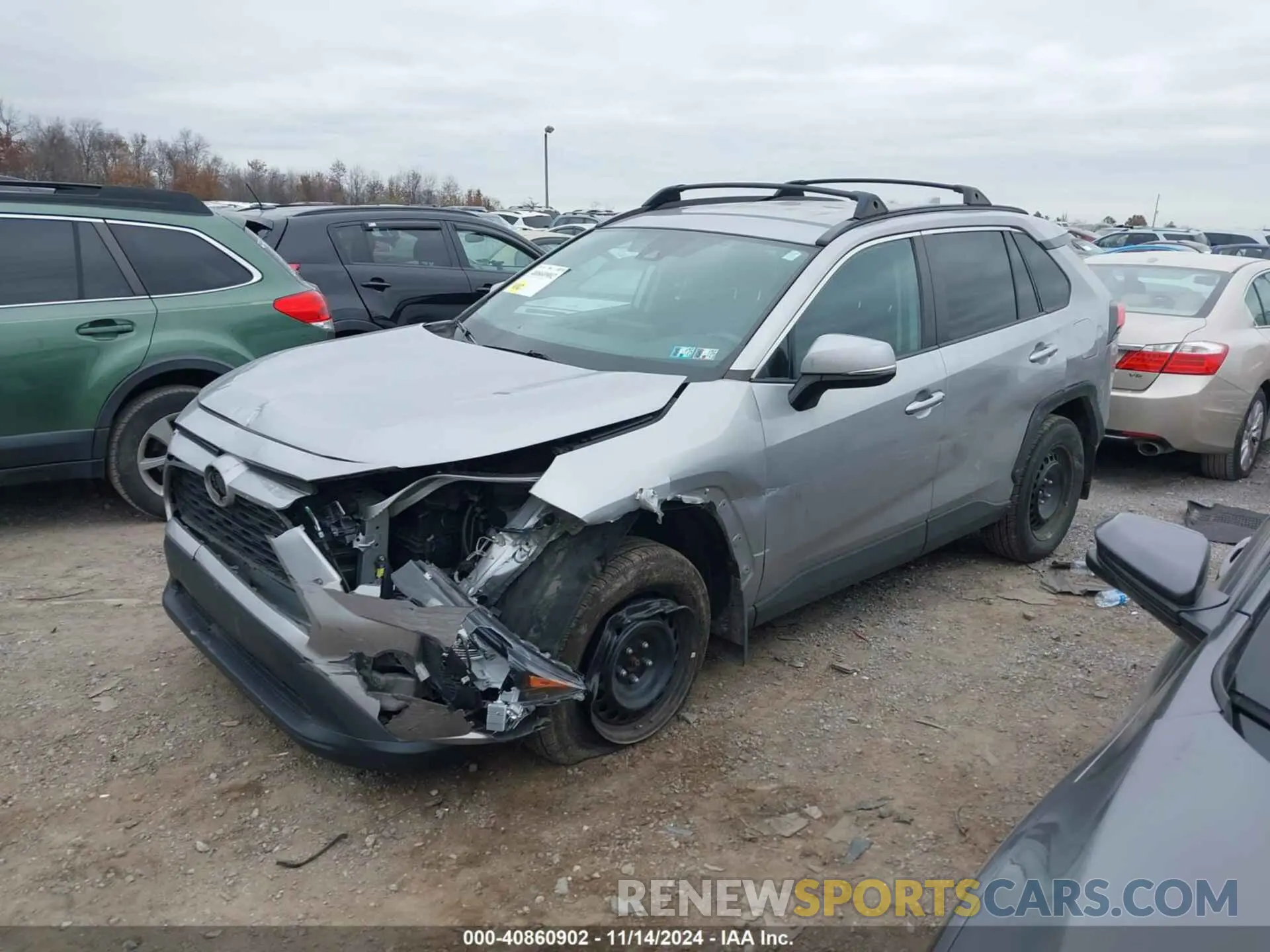 2 Photograph of a damaged car 2T3G1RFV3LW129515 TOYOTA RAV4 2020