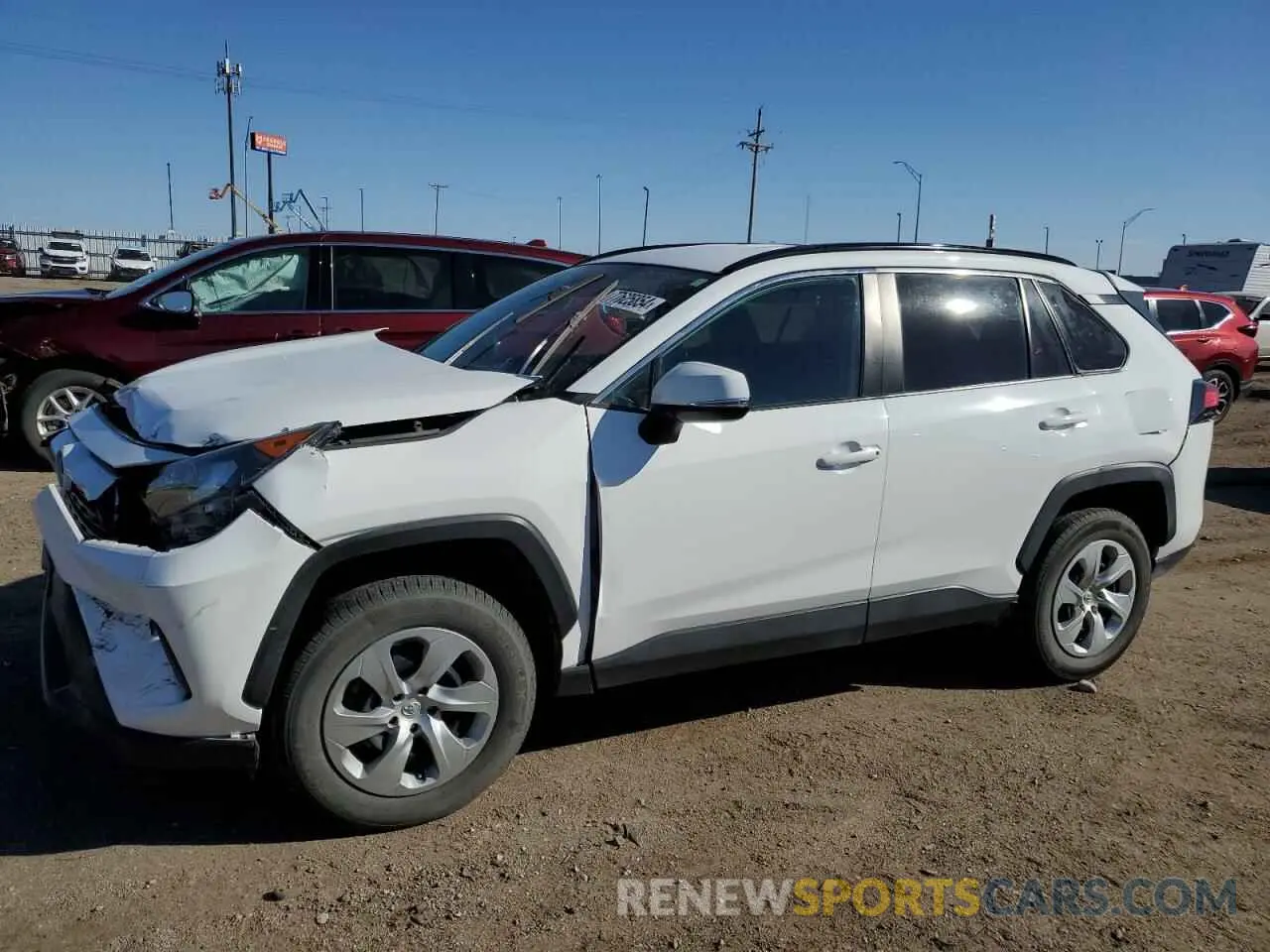 1 Photograph of a damaged car 2T3G1RFV3LW130387 TOYOTA RAV4 2020