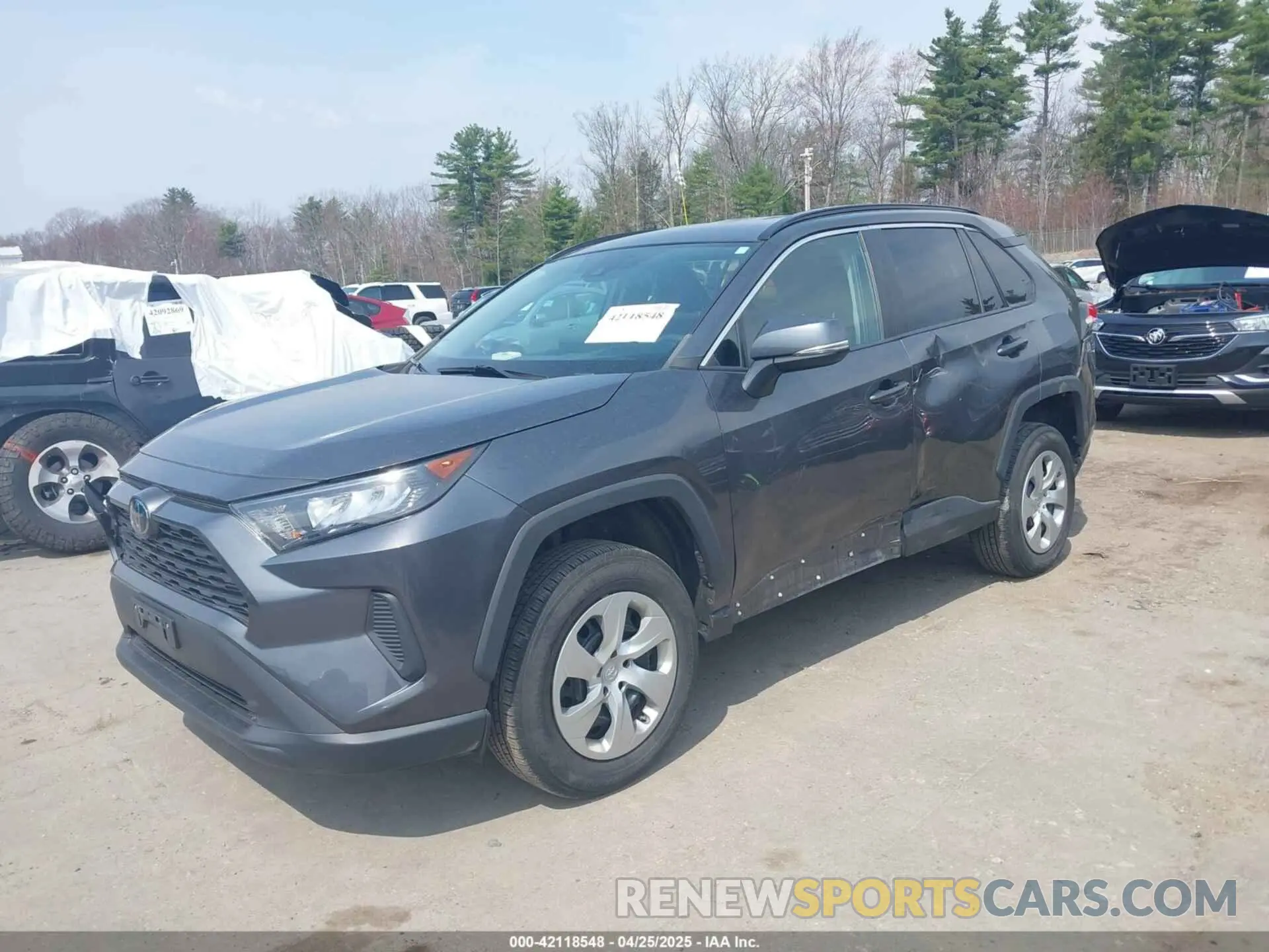 2 Фотография поврежденного автомобиля 2T3G1RFV6LC091022 TOYOTA RAV4 2020