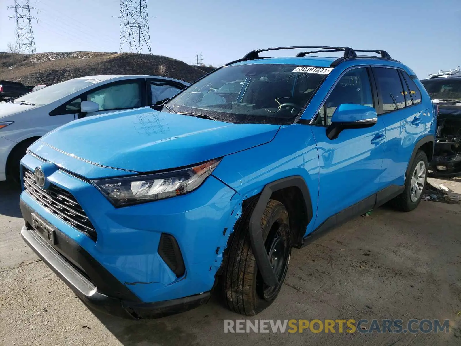 2 Photograph of a damaged car 2T3G1RFV8LC065070 TOYOTA RAV4 2020