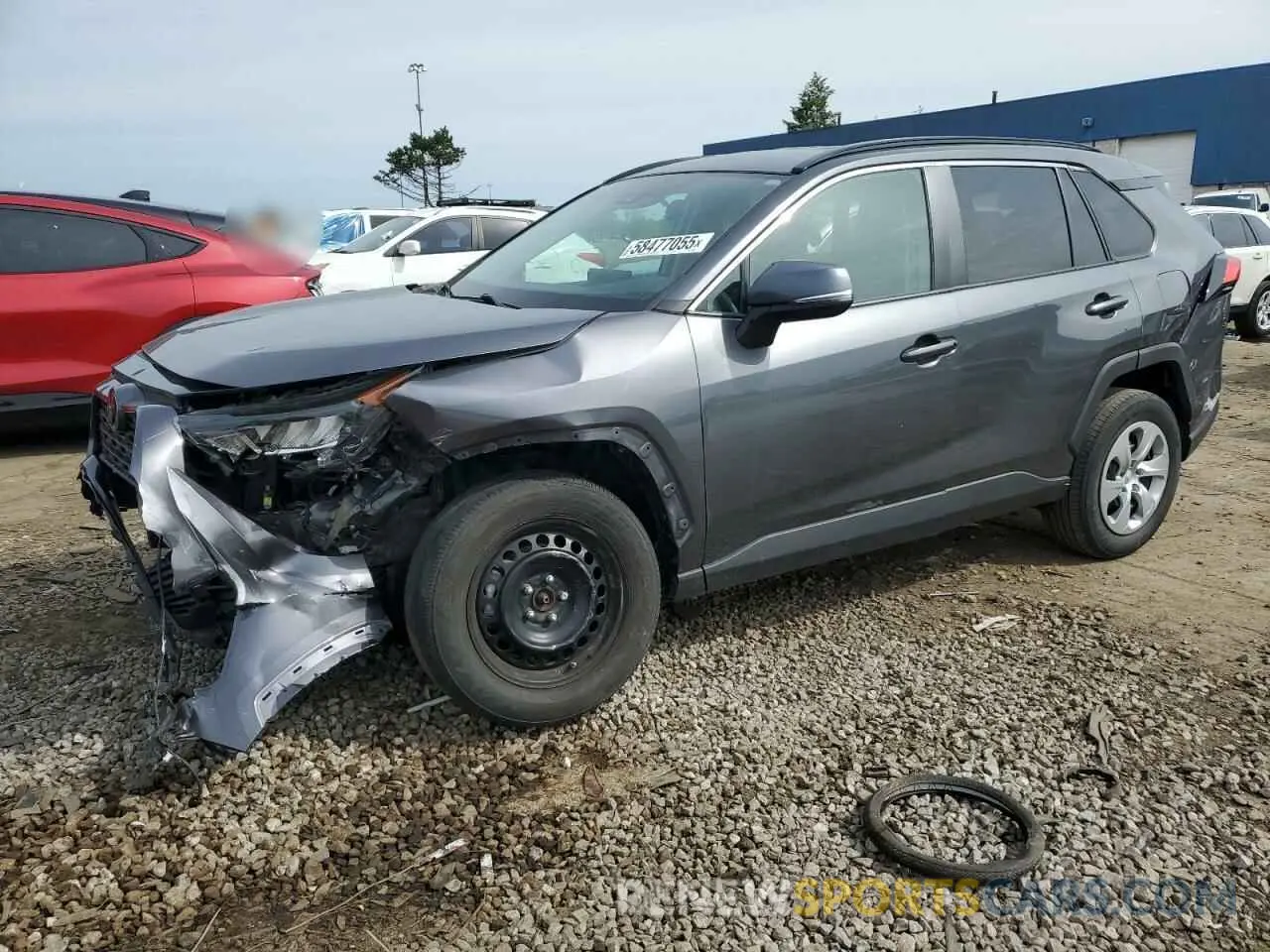 1 Photograph of a damaged car 2T3G1RFV8LC138034 TOYOTA RAV4 2020