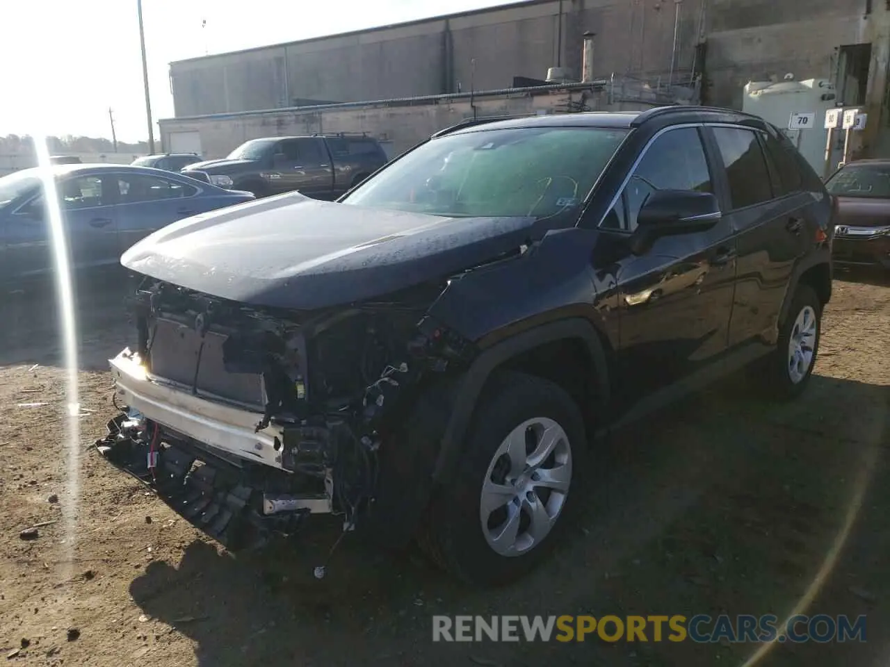 2 Photograph of a damaged car 2T3G1RFVXLC124569 TOYOTA RAV4 2020