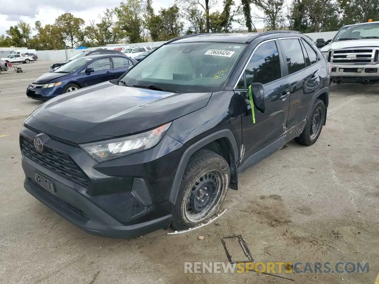1 Фотография поврежденного автомобиля 2T3G1RFVXLW135117 TOYOTA RAV4 2020