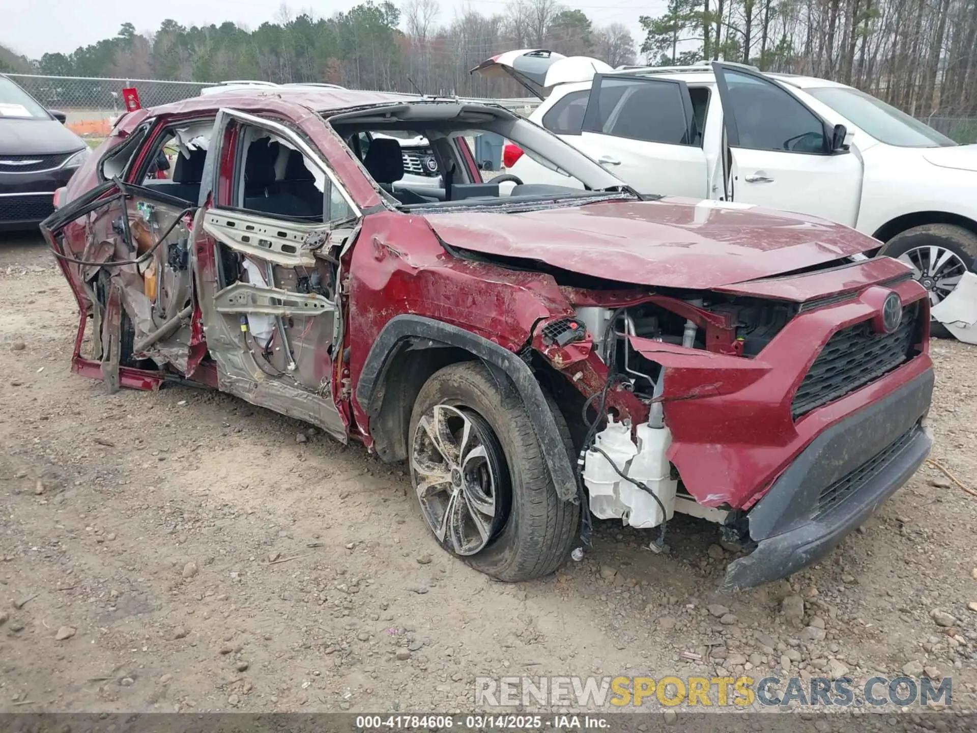 1 Фотография поврежденного автомобиля 2T3H1RFV0LC072860 TOYOTA RAV4 2020